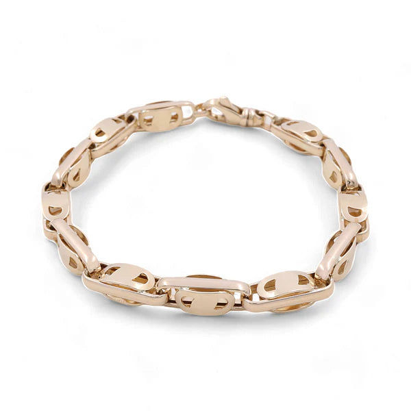 14K Yellow Gold Italian Link Bracelet / Size: 8” / Weight: 12.2 GR / ISFIMB4