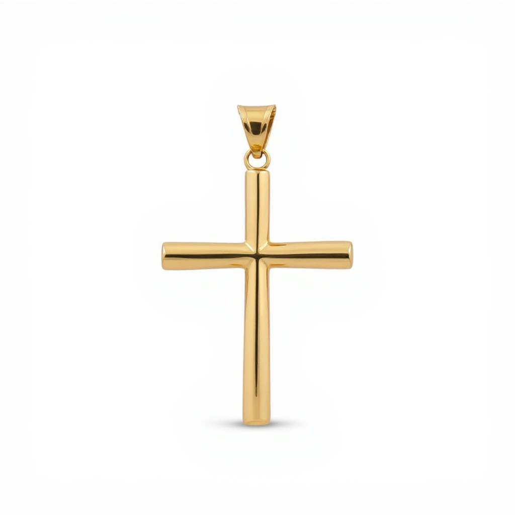 10K Yellow Gold Cross Pendant / Weight: 1.1 GR / CQPD0CS-4