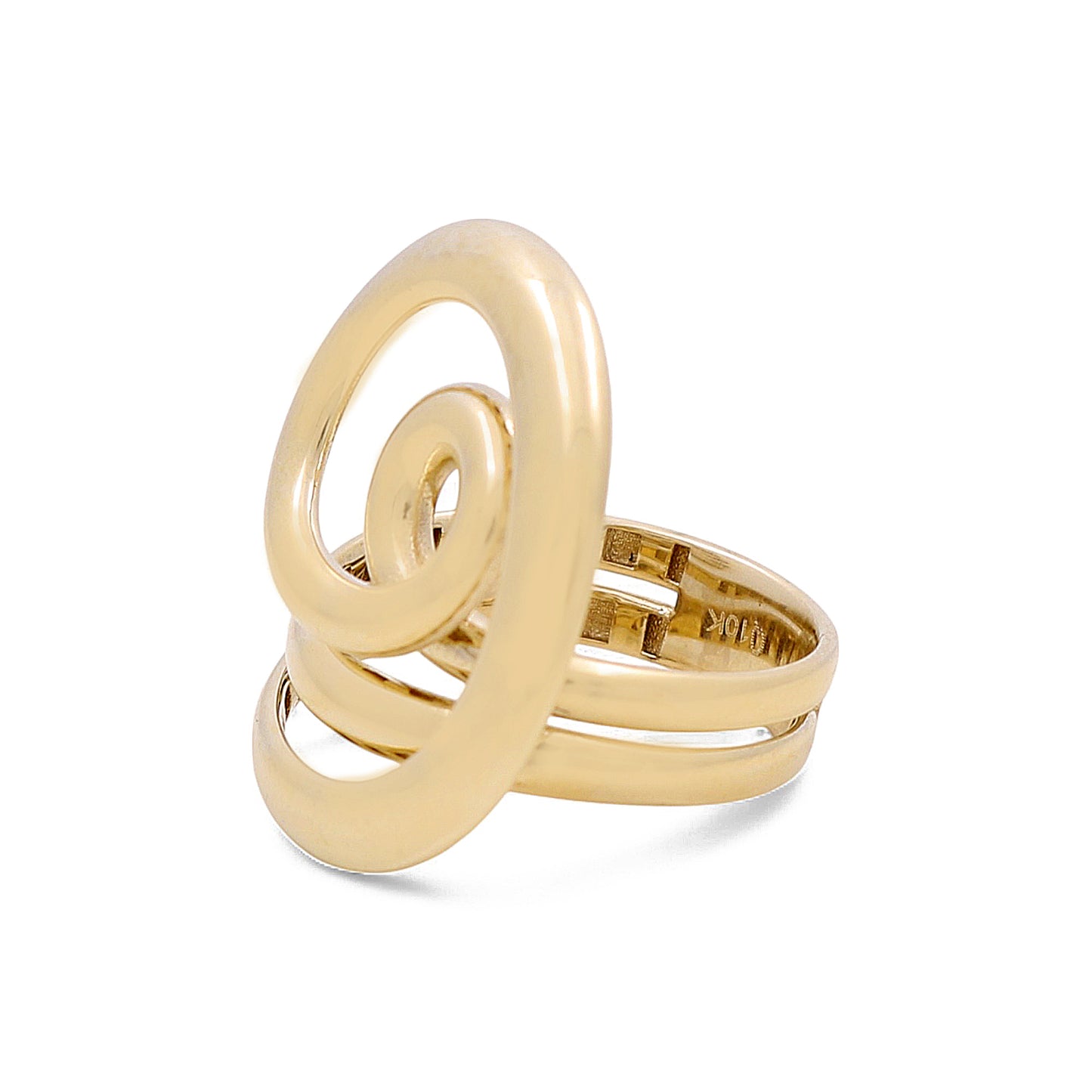 14K Yellow Gold Fashion Women's Ring / Size: 8.5 / Weight: 4.6 GR / DQWR4FS-75