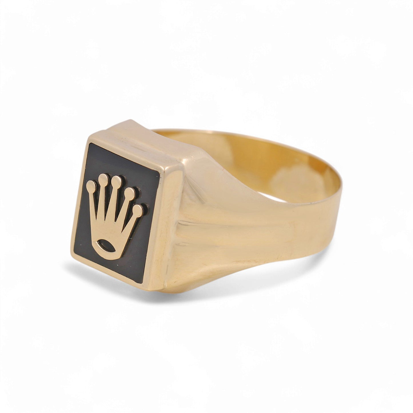 Anillo de oro amarillo de 14 quilates para hombre Fashion RX con ónix / Tamaño: 12 / Peso: 4,9 GR / COMR4FSRX