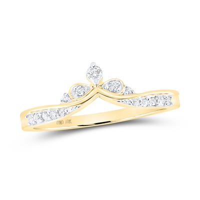 10k Yellow Gold Diamond Band / Size:7 / 161226