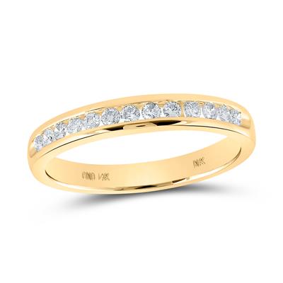 14K Yellow Gold Diamond Women's Band / Size: 7 / 162669