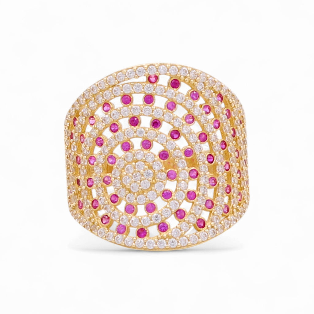 14k Fashion Women's Ring with Cz / Weight 5.1 GR / COWR4FS-27