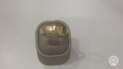 10K Yellow Gold Men’s Wedding Band / Stone: Cz / Size: 11.5 / Weight: 1.6 GR / CQMWB0BSCT