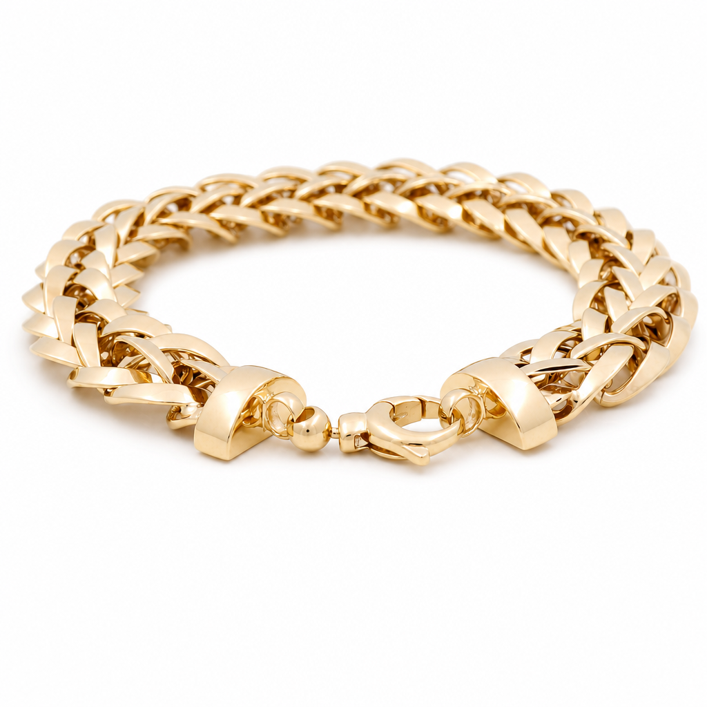 14K Yellow Gold Women's Bracelet Italian Link / Size: 7.50" / Weight: 14.9 GR