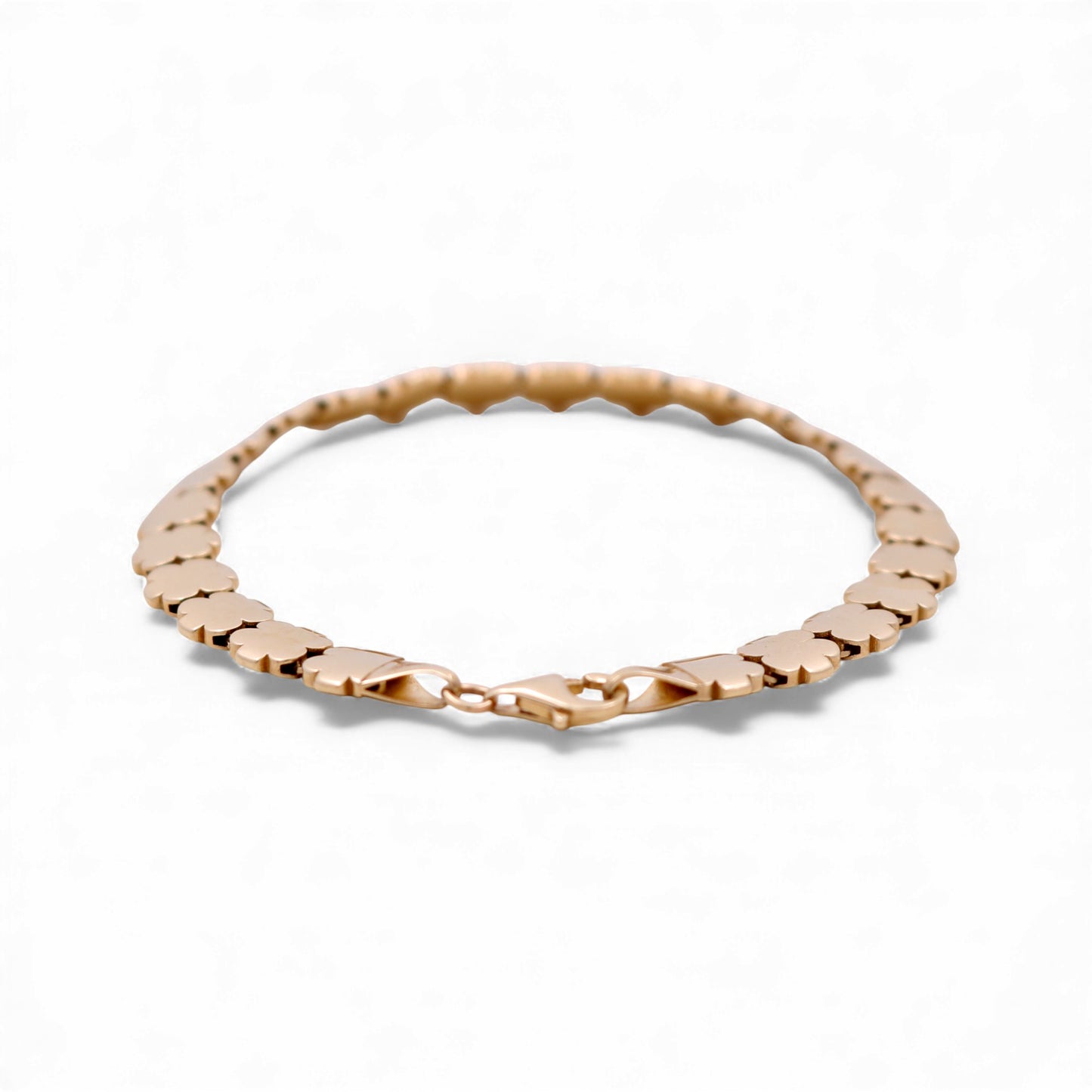 14K Yellow Gold Women's Fashion Bracelet / Size: 7" / Weight: 9.1GR / CCWB4FS-7