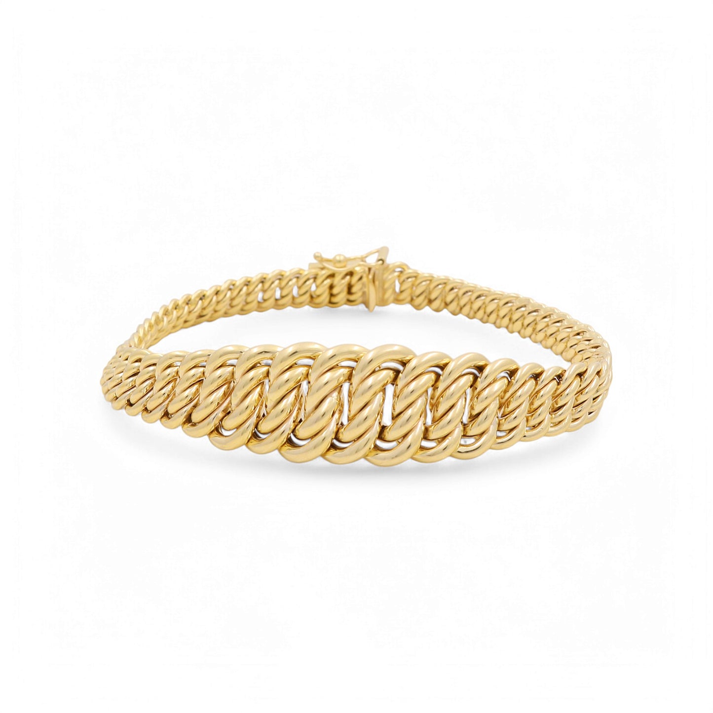 10K Yellow Gold Princes Women's Bracelet / Size: 7.25" / Weight: 8.9 GR
