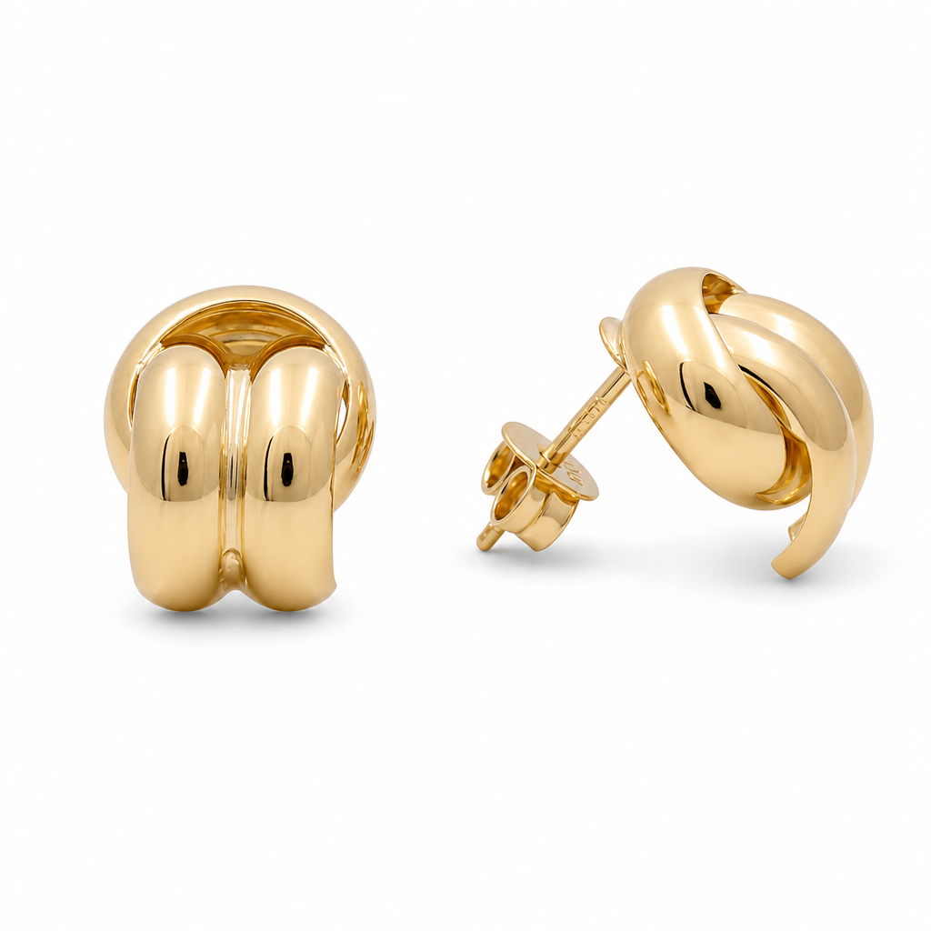 10K Yellow Gold Fashion Earrings / Weight: 2.1 GR / ORC173