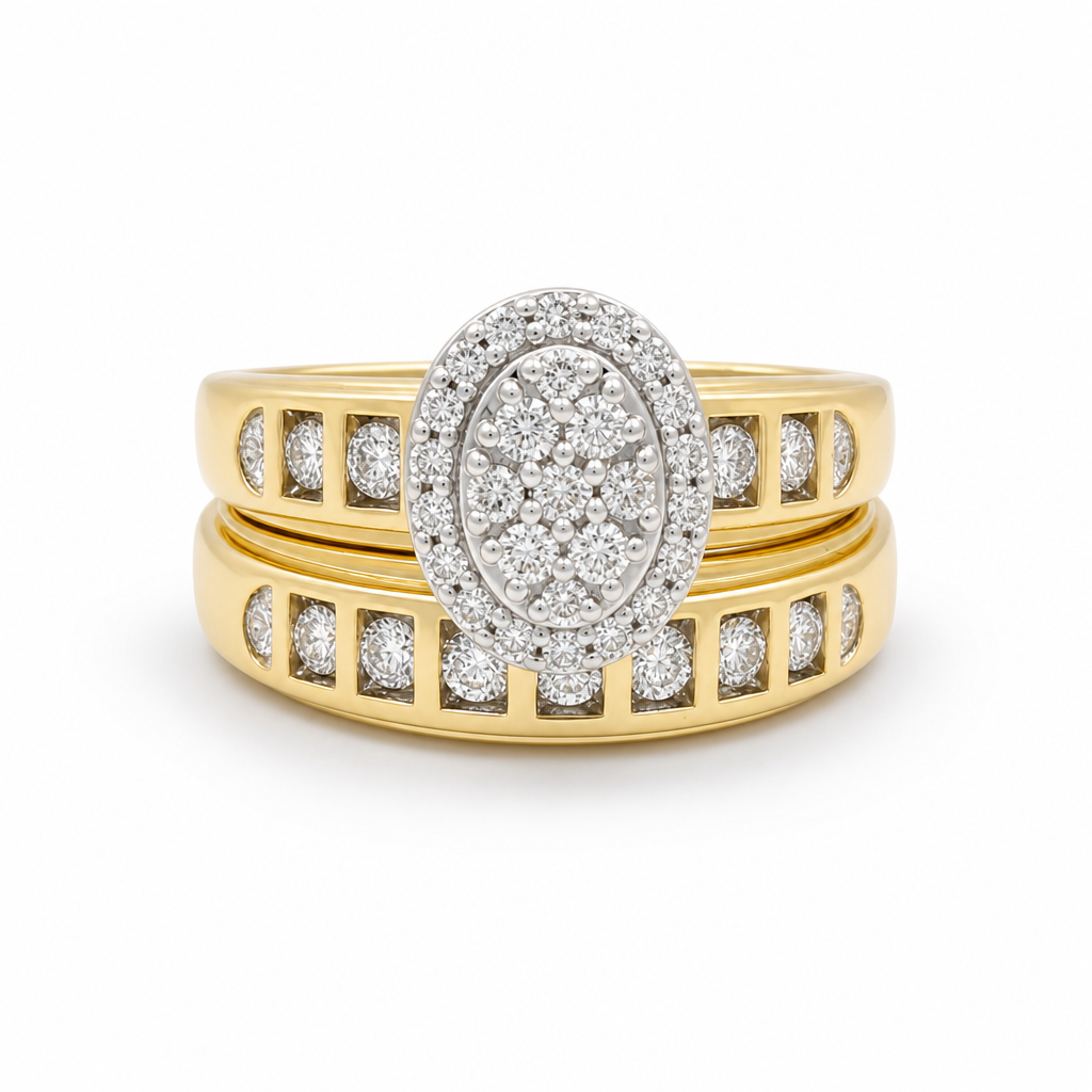 10k DiamondYellow Gold Woman's Engagement Ring / Size: 7 / 285800Y
