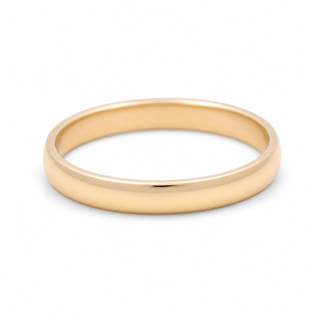 14K Yellow Gold Men's Wedding Band / Size: 11 / 3MM / Weight: 2.8 GR / 351-60410