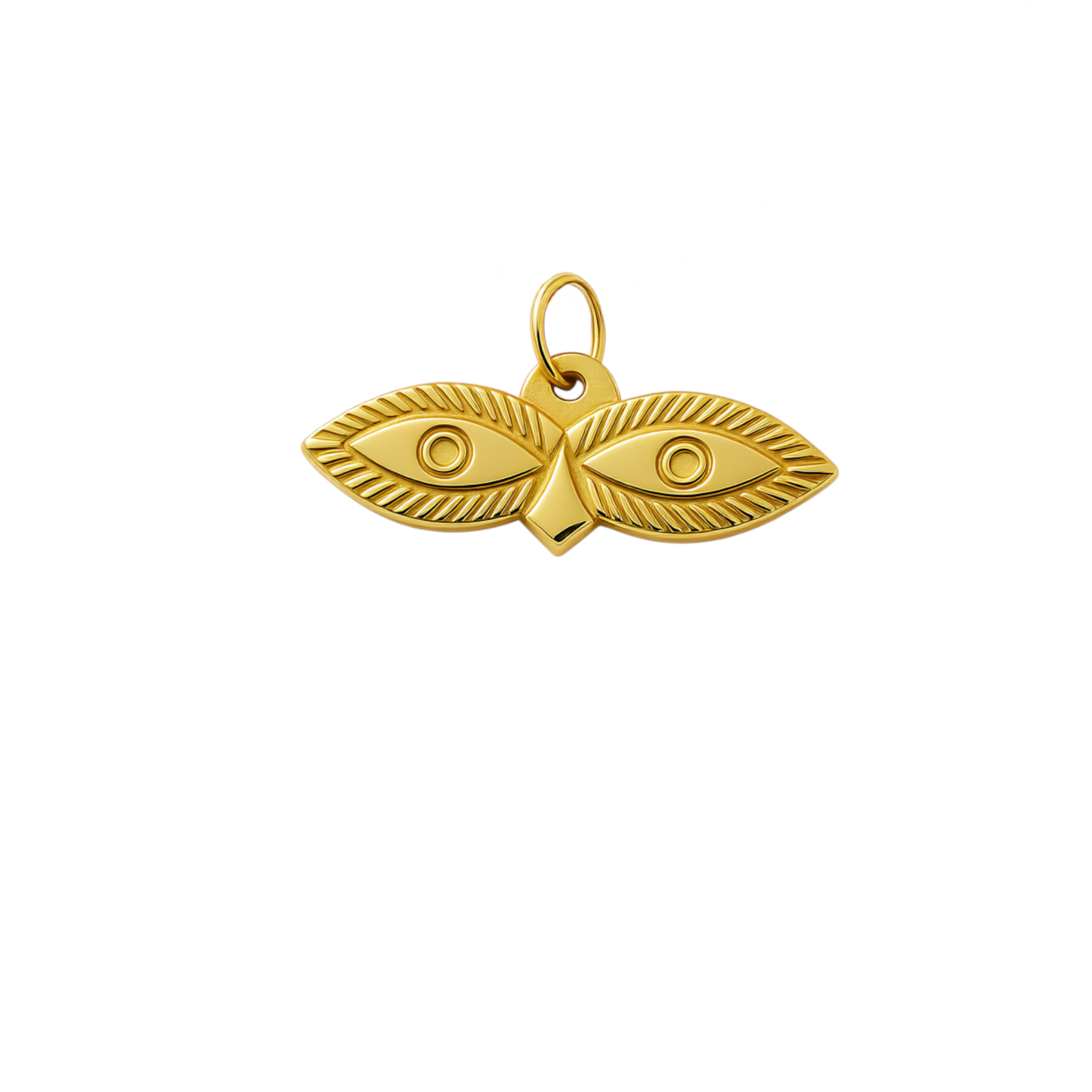 14K Yellow Gold Santa Lucia Eye's Pendant / CUPD4SLU