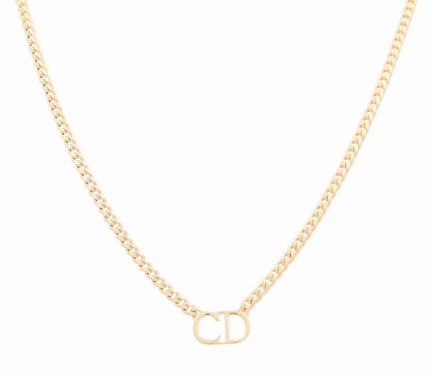 10K Yellow Gold Cuban Link Woman's Necklace CD / Size: 18" / Weight: 9.8 GR / DONK0CLCD