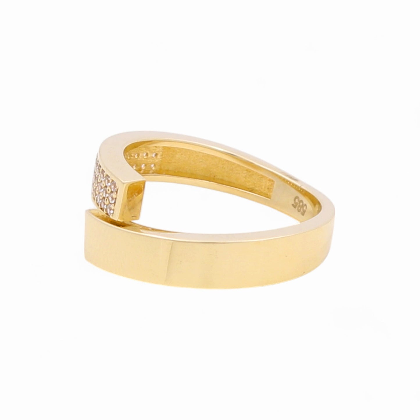 14k Fashion Women's Ring with Cz / Weight: 3.6 GR / COWR4FS-38