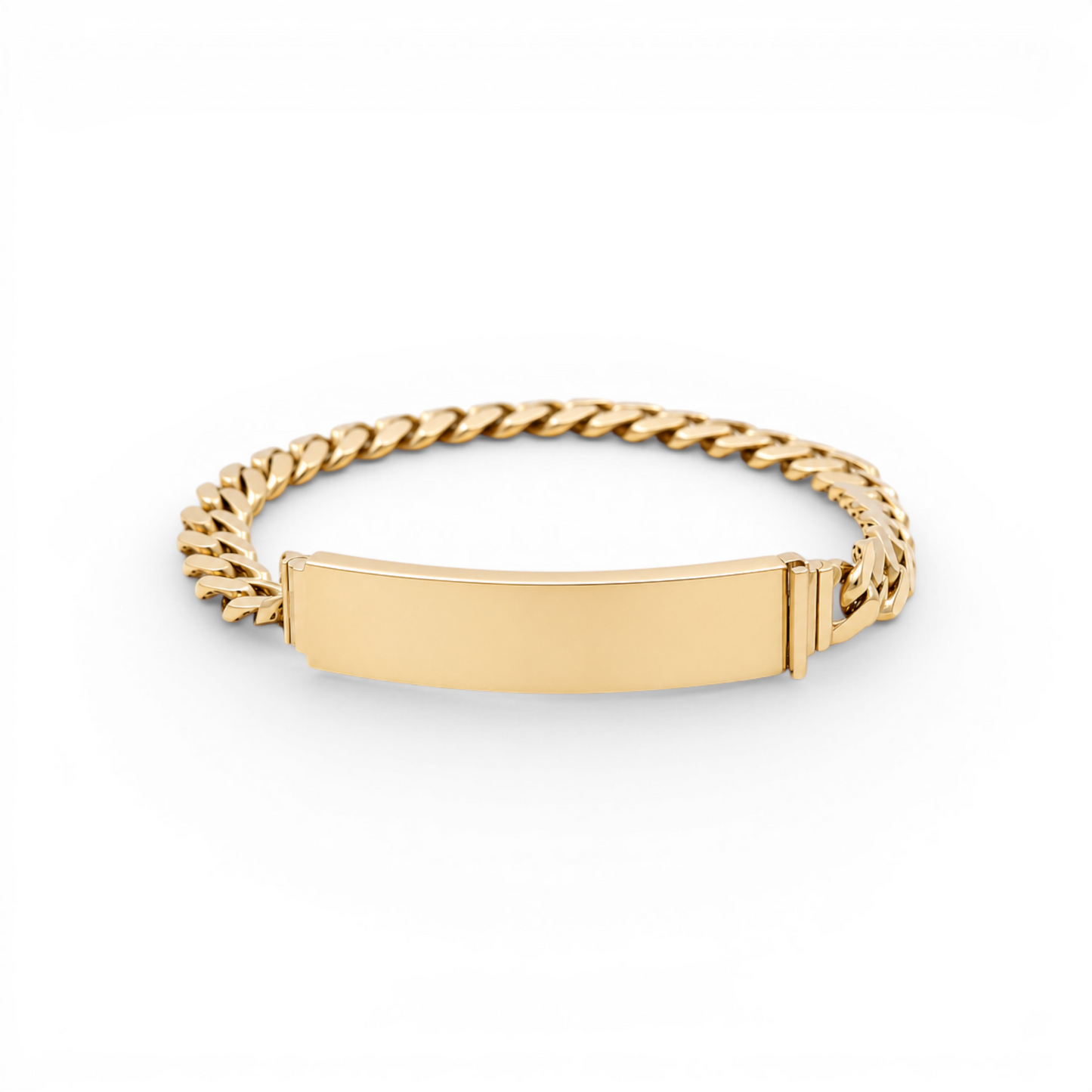 10K Yellow Gold Monaco ID Bracelet / Size: 5mm 7.5" / Weight: 6.3 GR