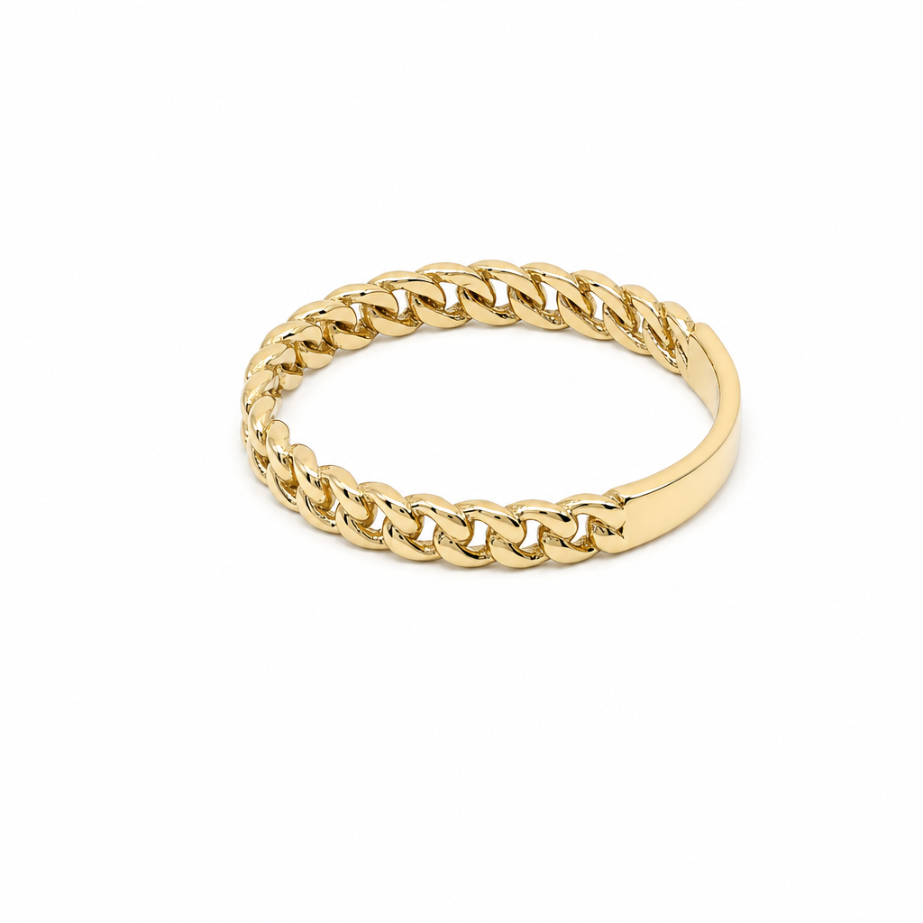 10K Yellow Gold Fashion Women's Ring / Size: 7 / Weight: 1.4 GR / DQWR0FS-119