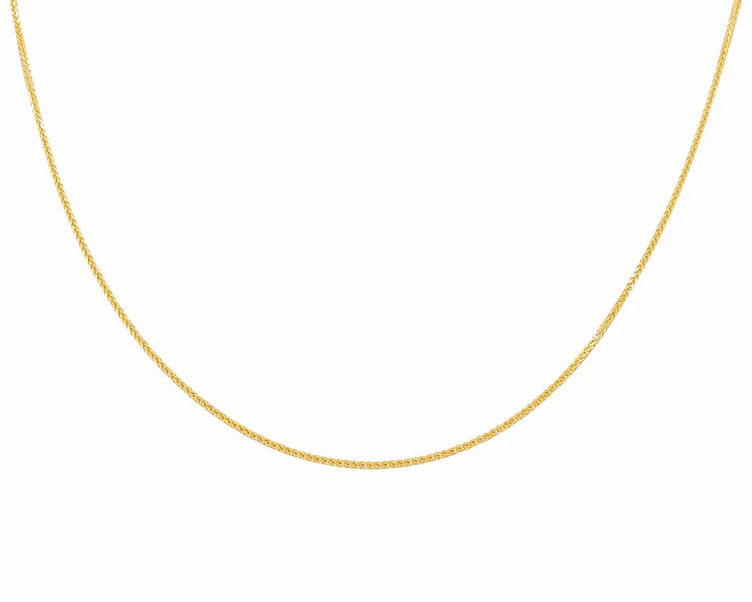10K Yellow Gold Franco Redondo Chain / Size: 1mm-18'' / Weight: 2.3gr / LCCSCH0FR1-18