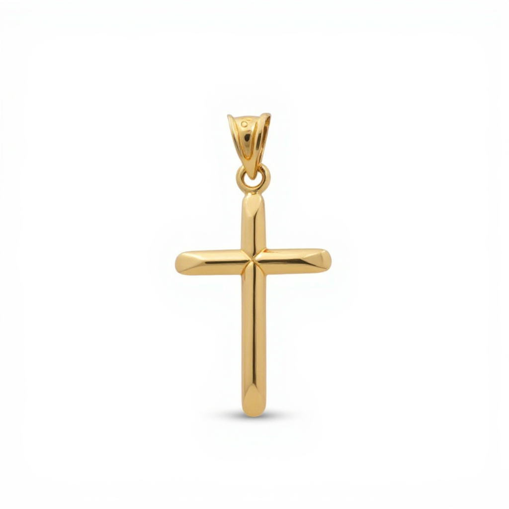 10K Yellow Gold Cross Pendant / Weight: 0.5 GR / CQPD0CS-3
