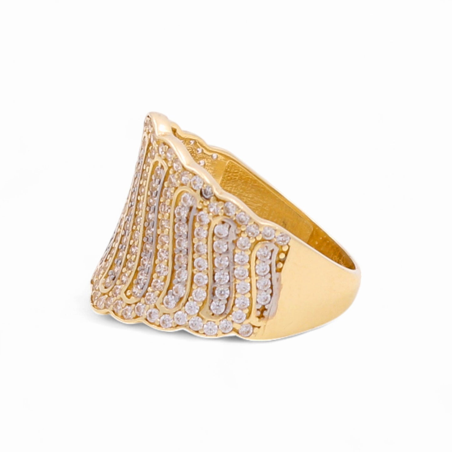 14k Fashion Women's Ring with Cz / Weight 4.3 GR