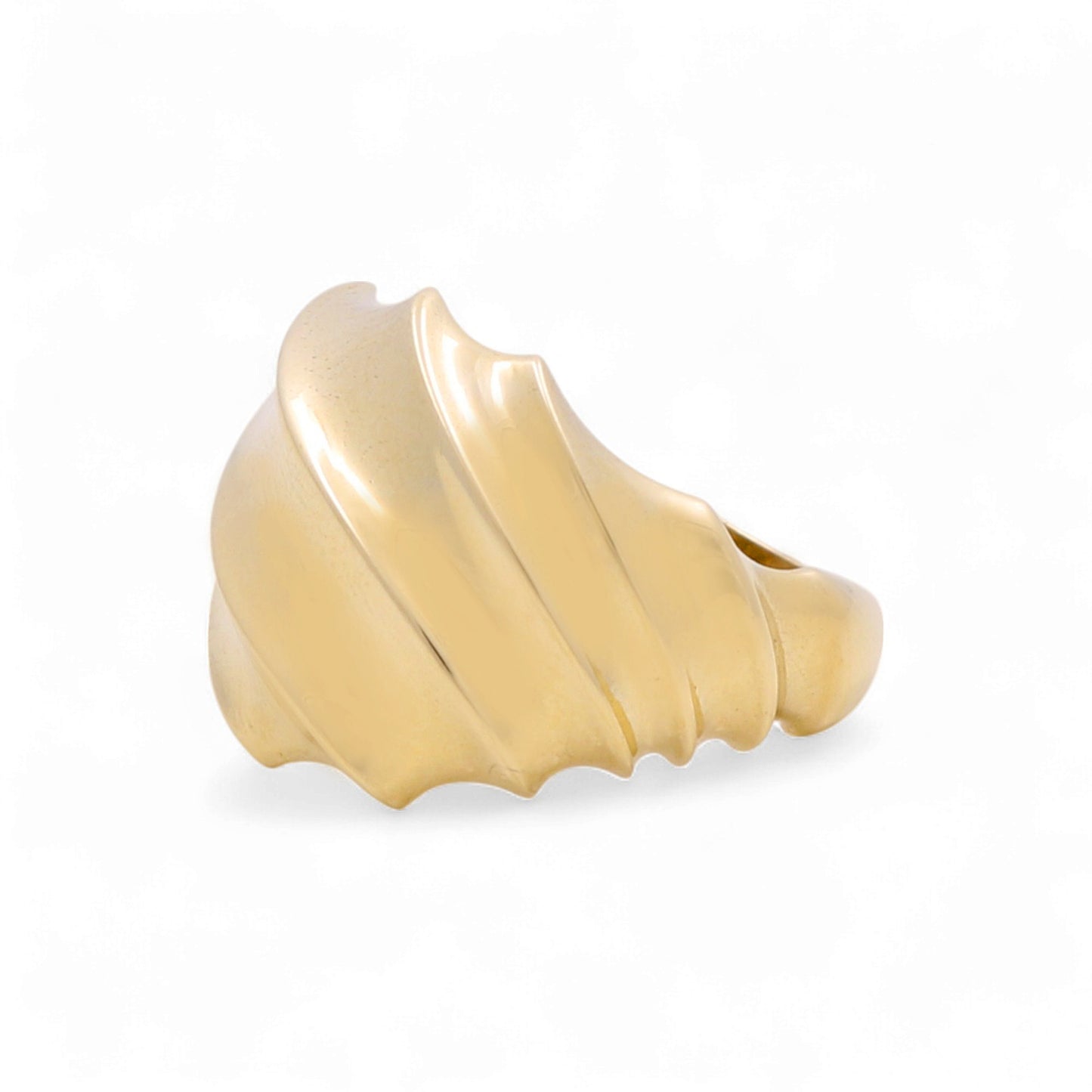 14K Yellow Gold Fashion Women's Ring / Size: 7.5 / Weight: 3.2 GR / DQWR4FS-93