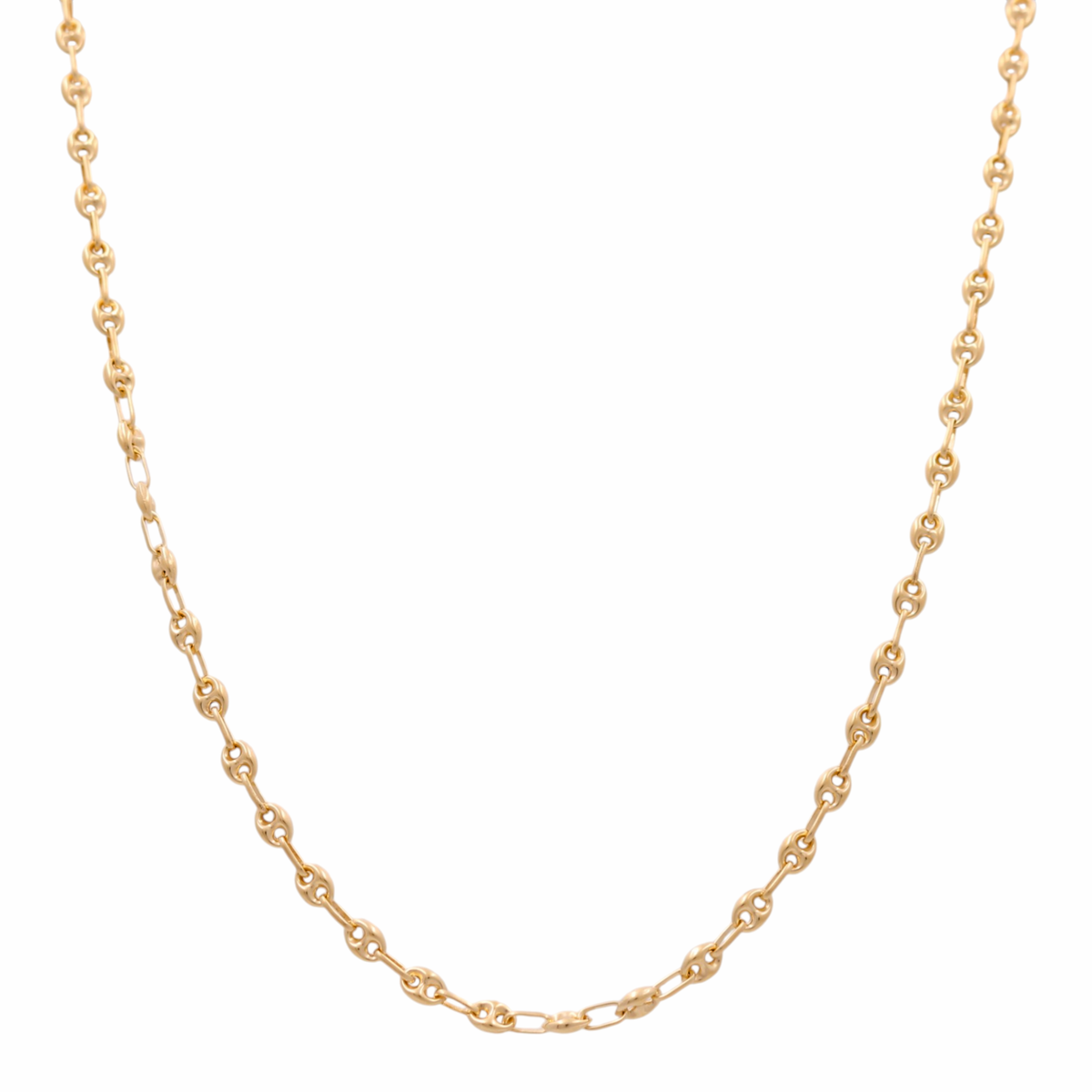 10K Yellow Gold GG Chain / Size: 3.5mm-18'' / Weight: 6.8gr / VMCH0GG3.5-18