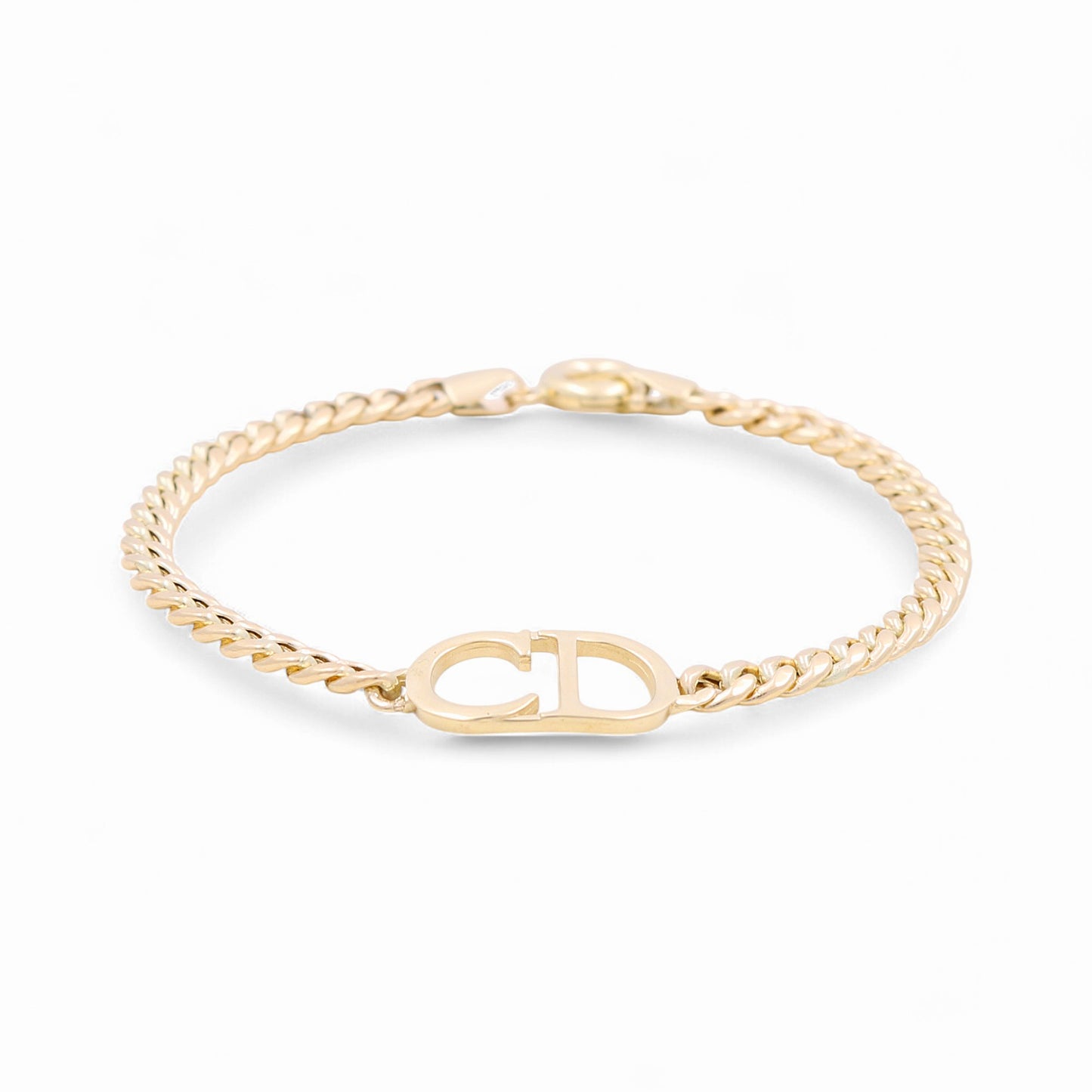 10K Yellow Gold Cuban Link Woman's Bracelet CD / Size: 7.0" / Weight: 5.2 GR / DOWB0CLCD