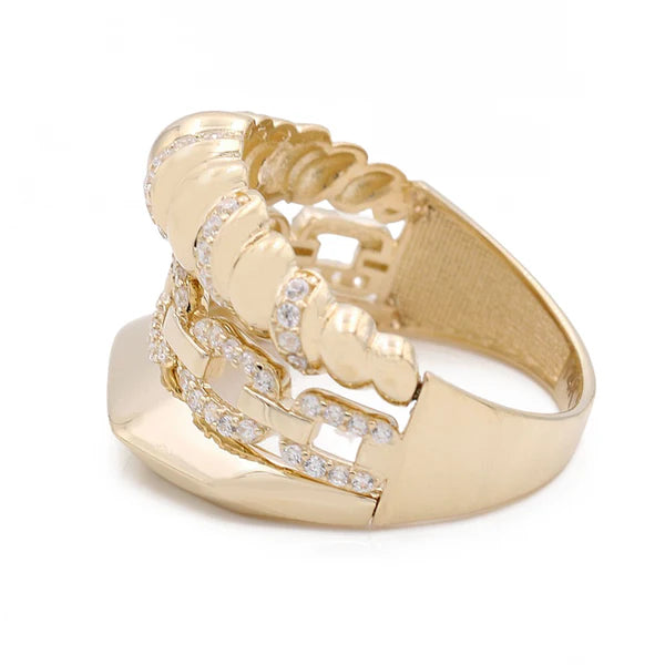 14k Fashion Women's Ring with Cz / Weight 4.0 GR / COWR4FS-34