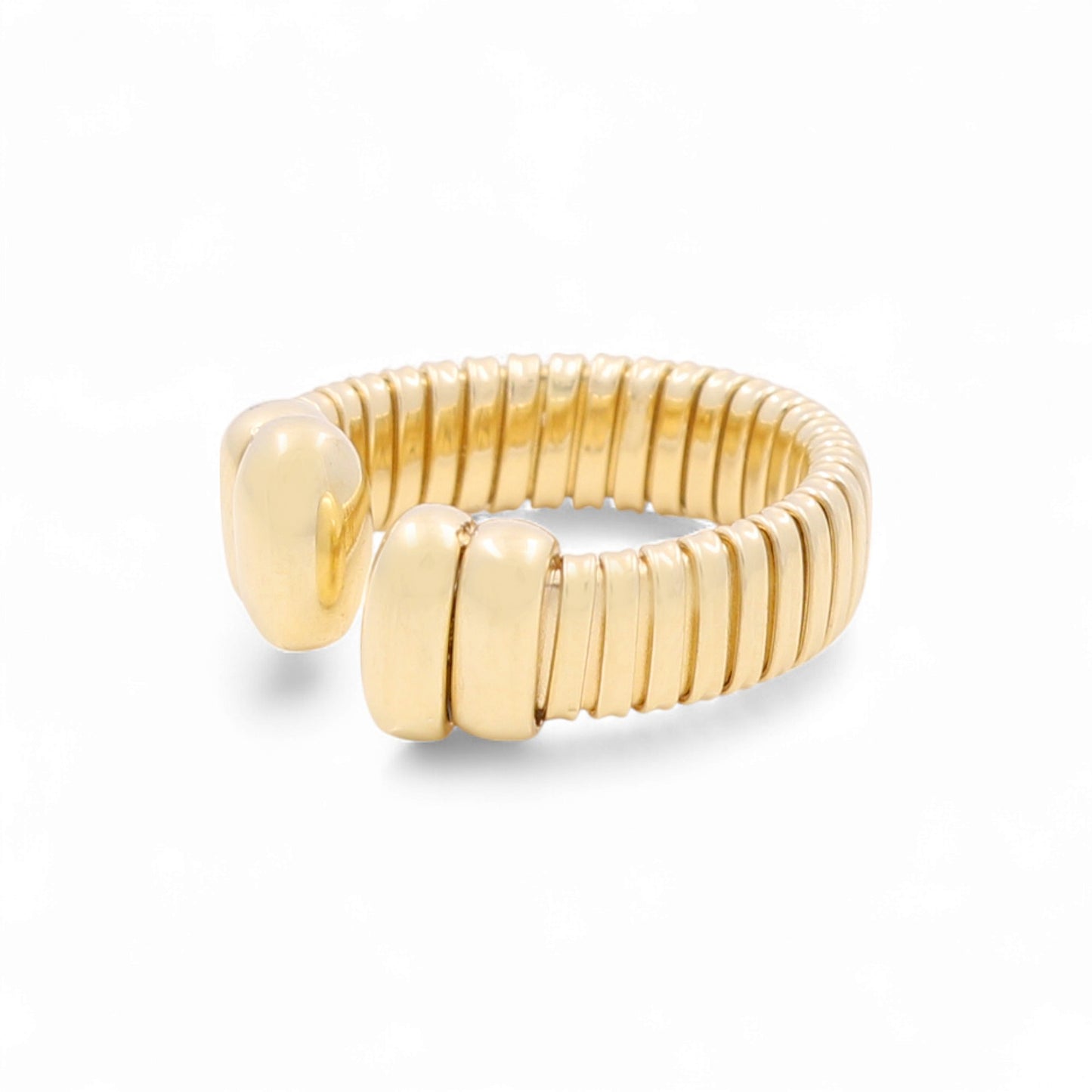 14K Yellow Gold Adjustable Women's Ring / Size: 6.5 / Weight: 6 GR