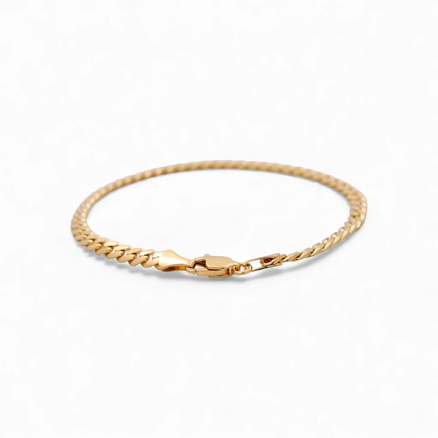 10K Yellow Gold Semisolid Cuban Link Bracelet / Size: 5.3mm 8" / Weight: 5.8 GR / CSMB0CL5.3-8