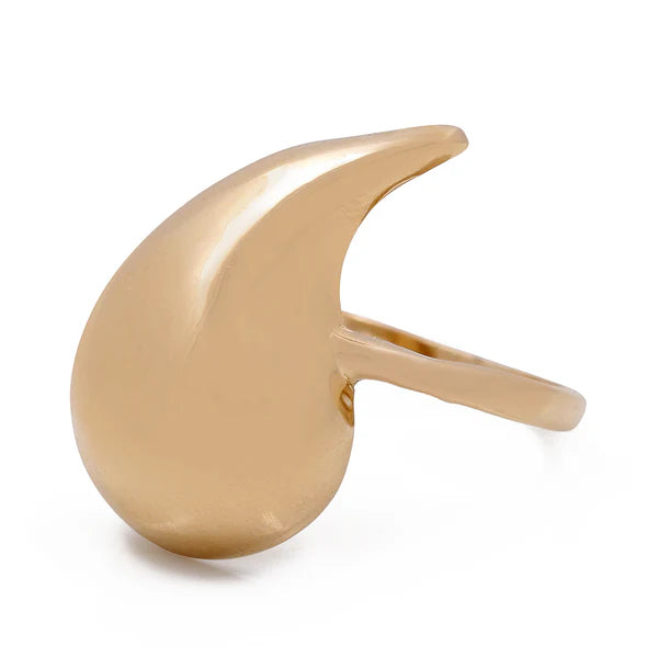 14k Yellow Gold Women's Drop Ring / Size 7.5 Large / Weight 2.6 GR / COWR4DR