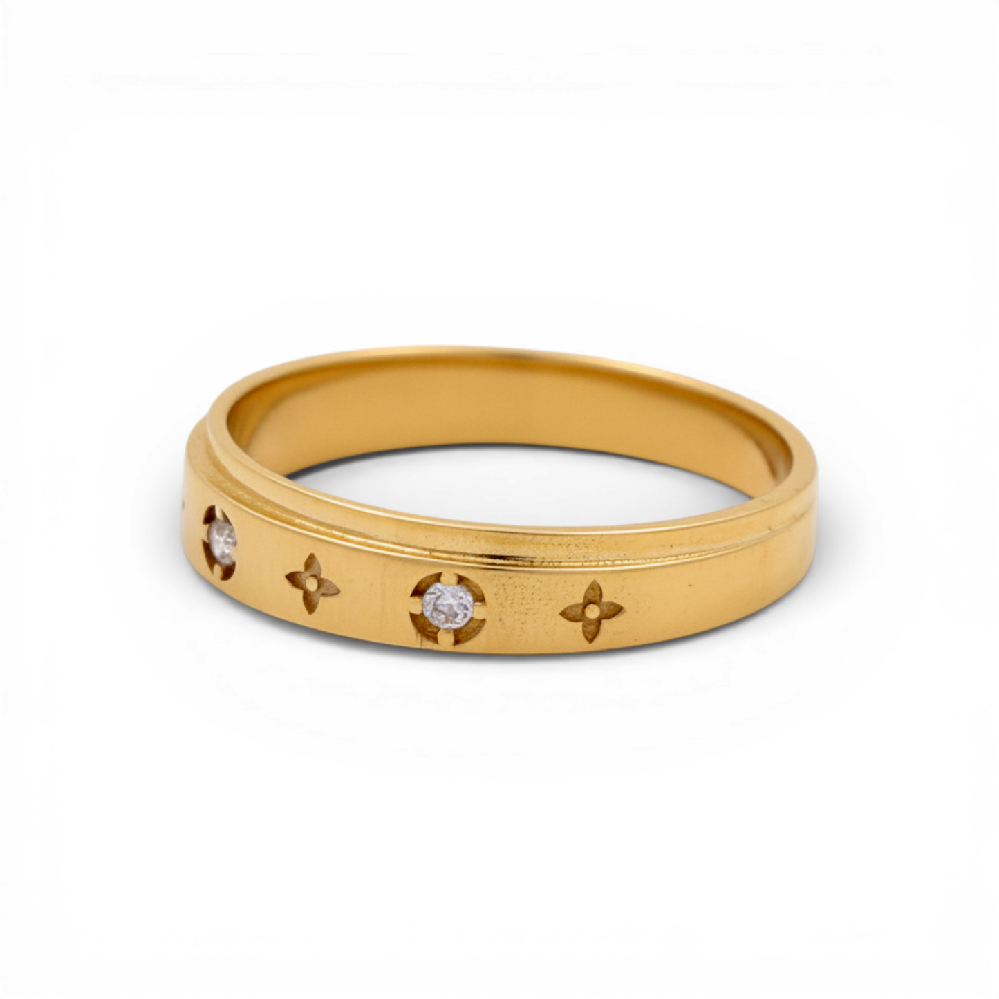 10K Yellow Gold Men’s Wedding Band / Stone: Cz / Size: 11.25 / Weight: 1.7 GR / CQMWB0BSLV