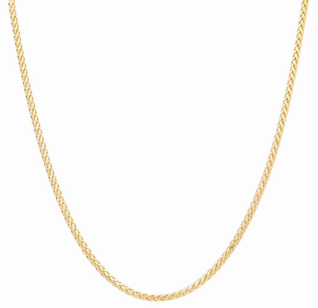 10K Yellow Gold Semisolid Franco Redondo Chain / Size: 2mm-20'' / Weight: 7.1gr / HCSCH0FR2-20