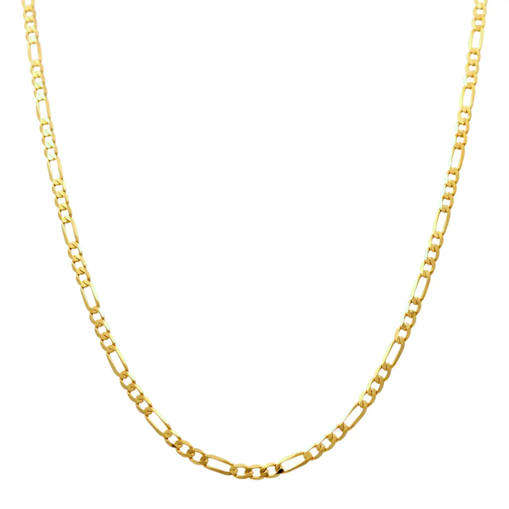 14K Yellow Gold Figaro Link Chain / Size: 5mm 24" / Weight: 14.5GR / FCEECH4FG5-24