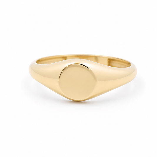 10K Yellow Gold Fashion Women's Ring / Size: 8.25 / Weight: 1.6 GR