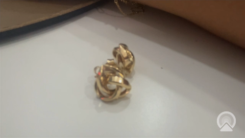 10K Yellow Gold Fashion Earring / Weight: 2.2gr / ORC194