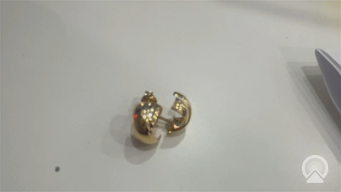 10K Yellow Gold Fashion Stud Earrings / Weight: 1.4GR / ORC162