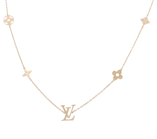 14k Yellow Gold Fashion LV Chain / Size: 18" / Weight 5.1gr / CLCH4LV