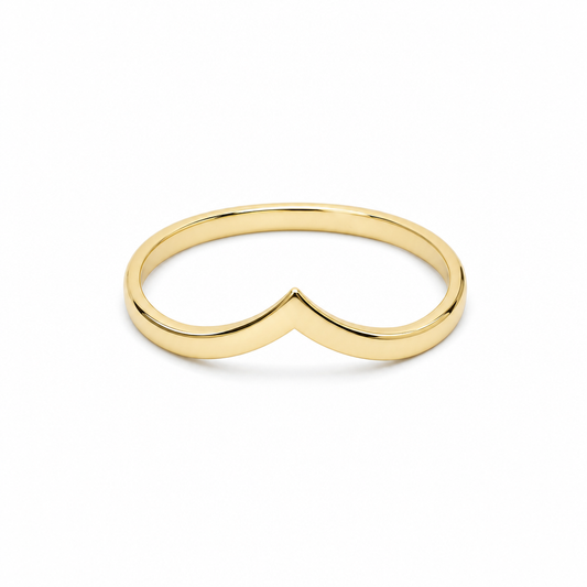 10K Yellow Gold Fashion Women's Ring / Size 8 / Weight: 1.2 GR / DQWR0FS-124