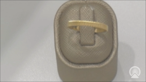 10K Yellow Gold Fashion Women's Ring / Size: 8.5 / Weight: 1GR / DQWR0FS-59