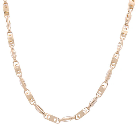 14K Yellow Gold Italian Link Chain / Size: 24” / Weight: 34.7 GR / ISFI4