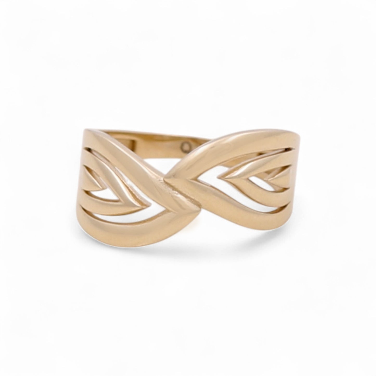 14K Yellow Gold Fashion Women's Ring / Size: 8 / Weight: 2.3 GR / DQWR4FS-90