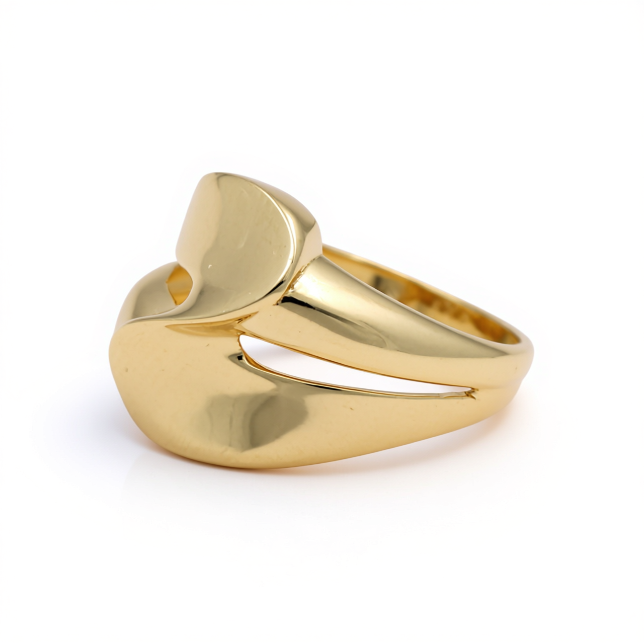 10K Yellow Gold Fashion Women's Ring / Size: 7 / Weight: 2.5 GR / P02R-1103