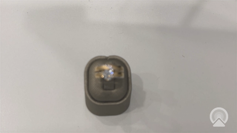 14K Yellow and White Gold Women’s Bridal Set / Stone: Cz / Size:7.5 / Weight: 4.3GR / KEEWRTT4BS-12