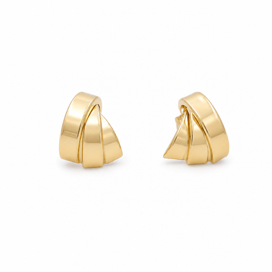 10K Yellow Gold Fashion Earrings / Weight: 2.4 GR / ORC181