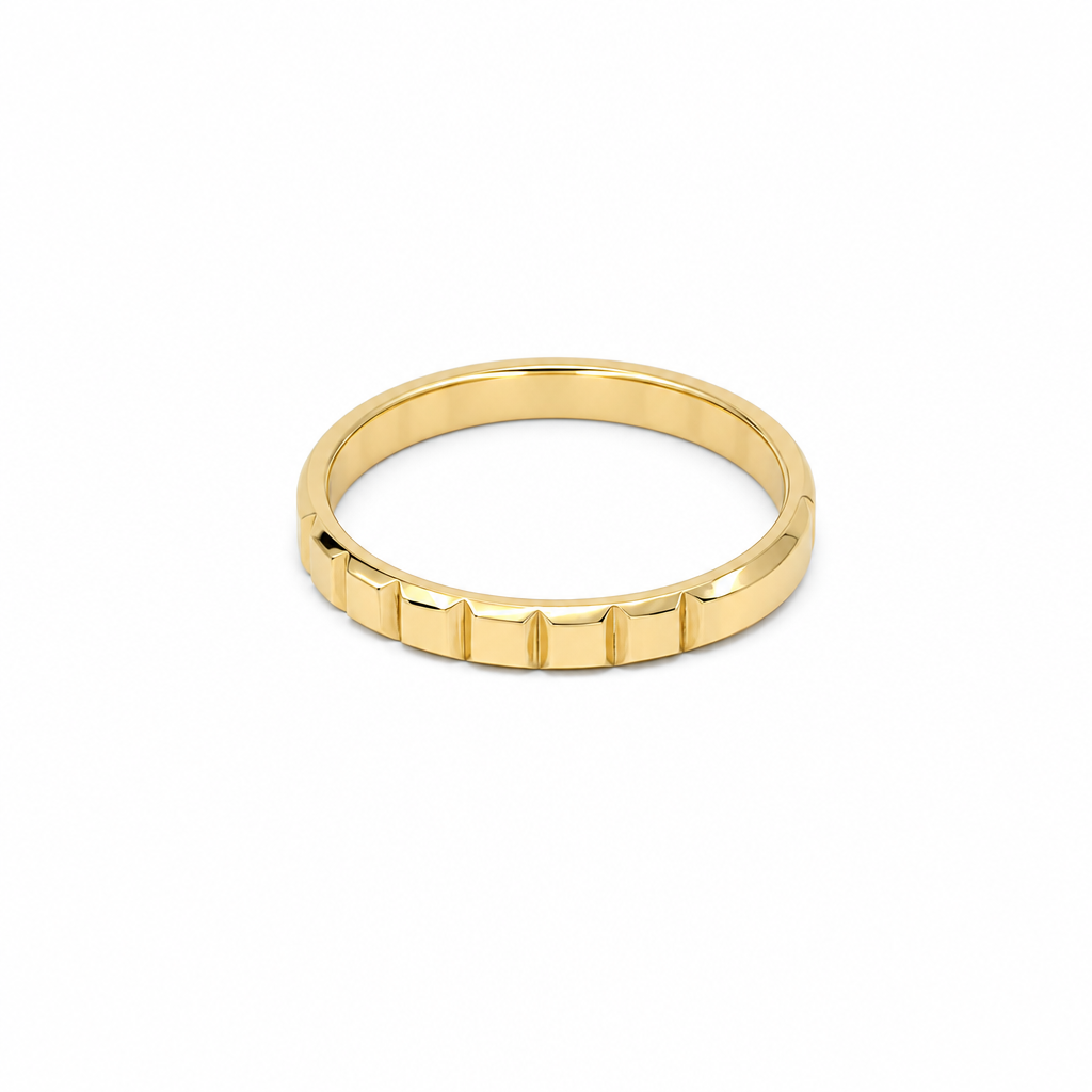 10K Yellow Gold Fashion Women's Ring / Size:6 / Weight: 1.1 GR / DQWR0FS-117