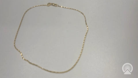 10K Yellow Gold Fashion Link Anklet Bracelet / Size: 1mm 10" / Weight: 1.4 GR / CCSAB0FS1-10