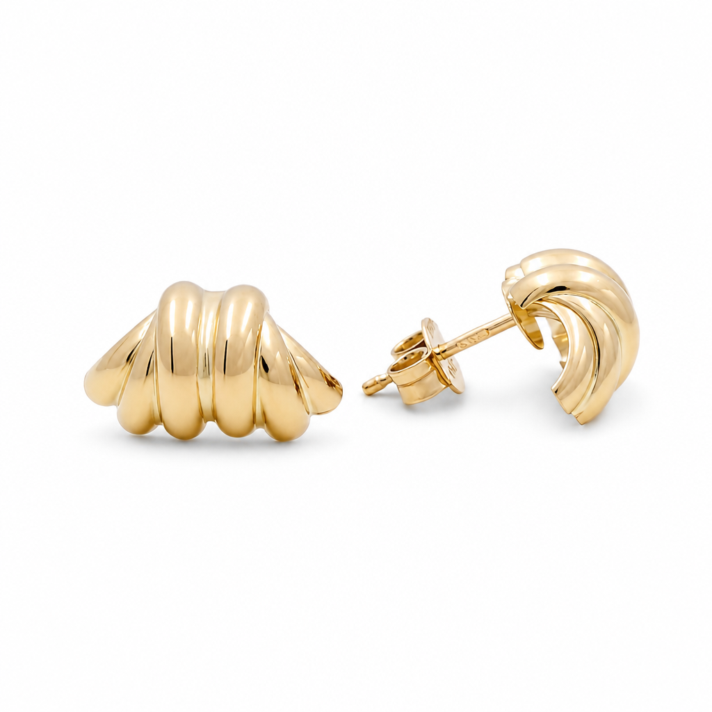10K Yellow Gold Fashion Earrings / Weight: 2.1 GR / ORC131