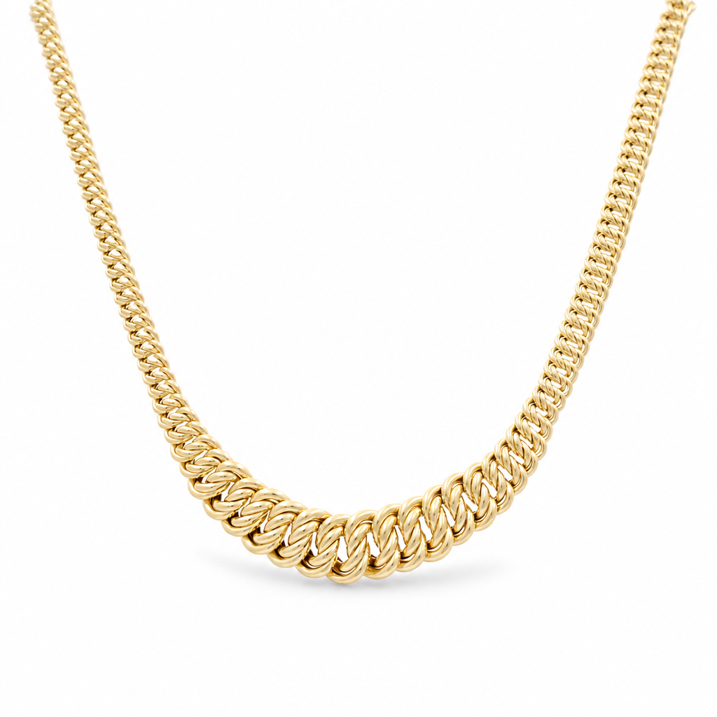 14K Yellow Gold Women's Necklace Princess / Size: 18'' / Weight: 20.9 GR / 169-00179