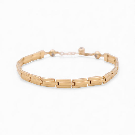 14K Yellow Gold Women's Fashion Bracelet / Size: 7" / Weight: 7.2 GR / COWB4FS-37