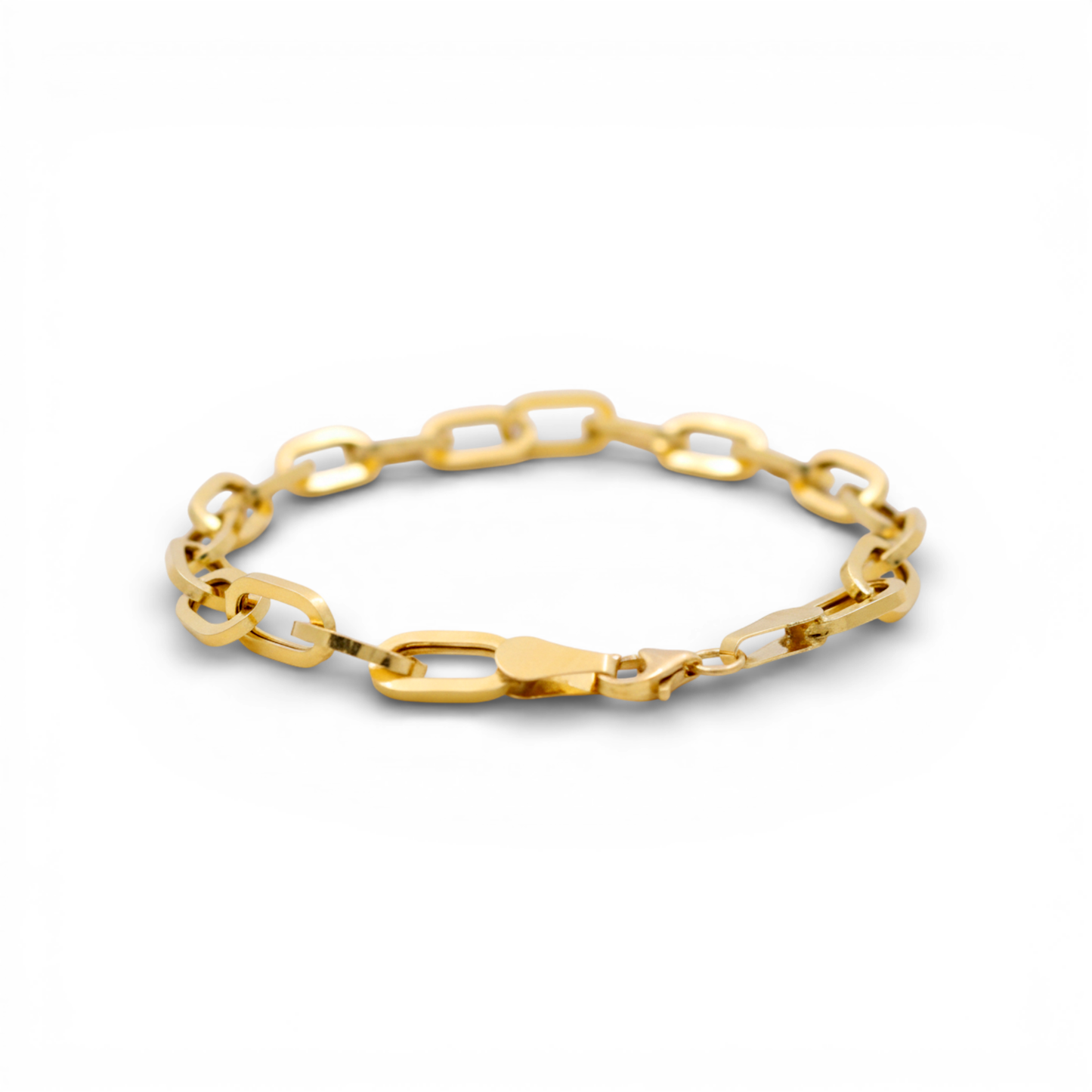 14K Yellow Gold Fashion Women's Bracelet / Size: 7.5" / Weight: 3.6 GR / COWB4FS-38