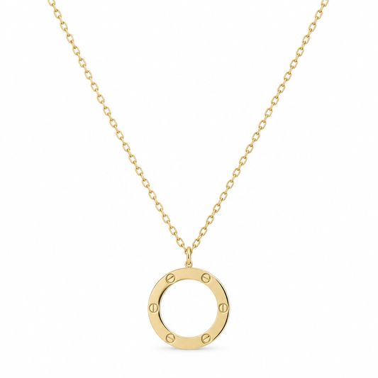 14K Yellow Gold Fashion CT Necklace  / Size: 18'' / Weight: 3.4 GR / DONK4CT